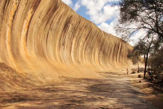 Hanging rock in Western Australia