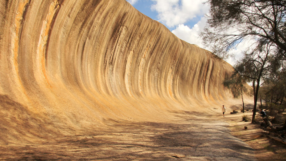 Hanging rock in Western Australia