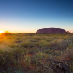 Australia outback landscape view in morning. ( North Territory)